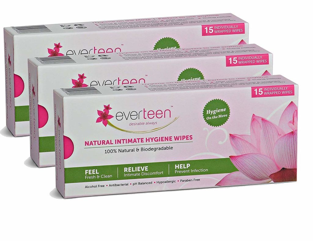 Everteen Natural Intimate Hygiene Wipes