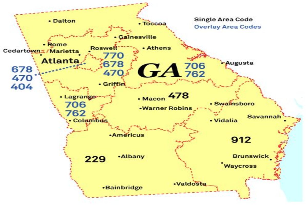 Where Is The 404 Area Code Located? 