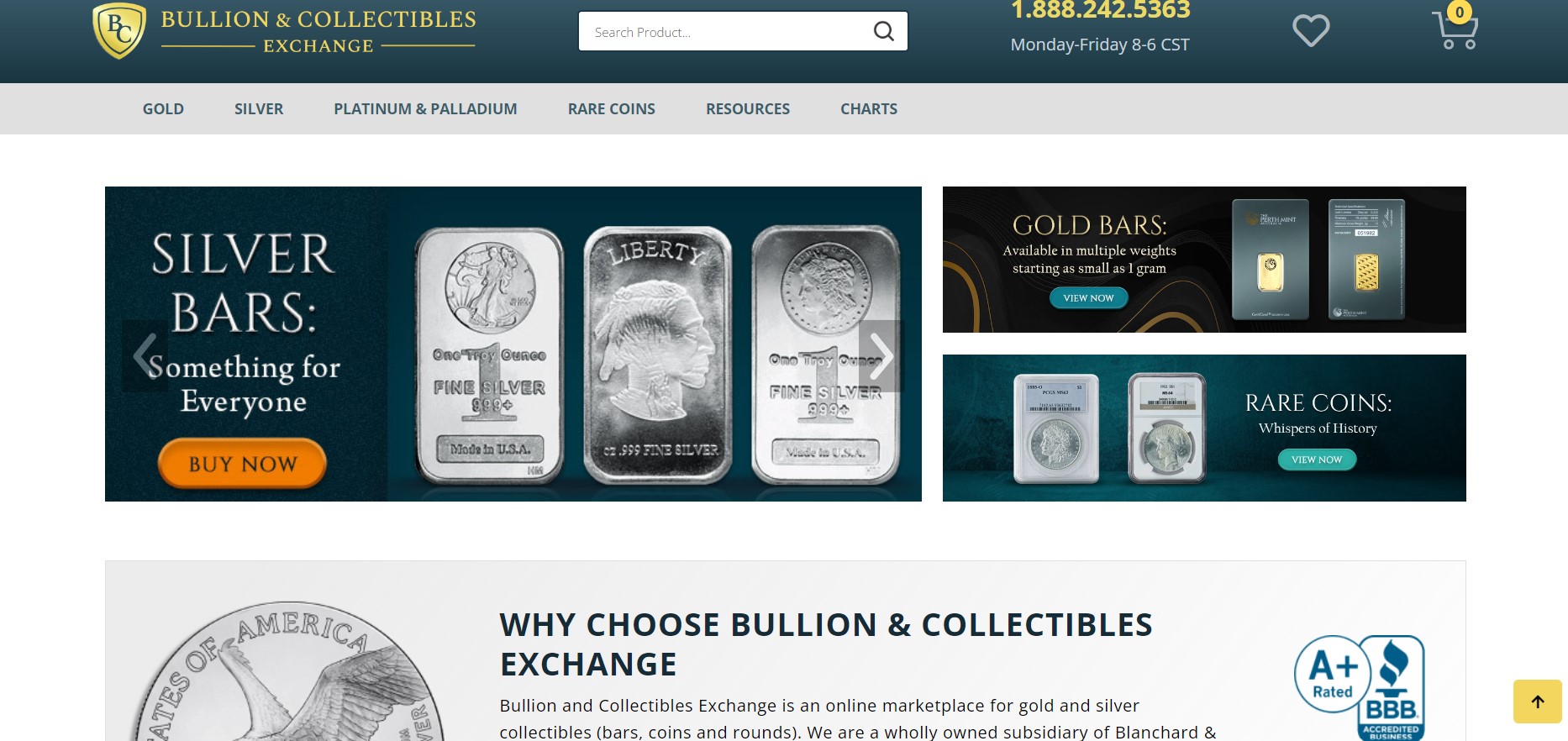 Online Bullion & Collectibles Exchange